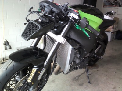 Und so steht sie seit heute in meiner Garage.